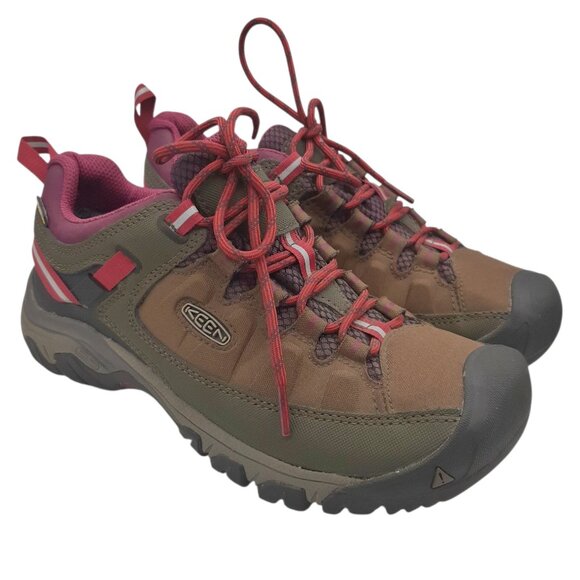 Keen Targhee Womens Waterproof EXP Low Hiking Shoes SZ 7.5 - Picture 2 of 16